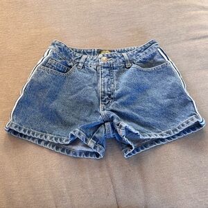 Vintage Paris Blues Denim Retro Shorts